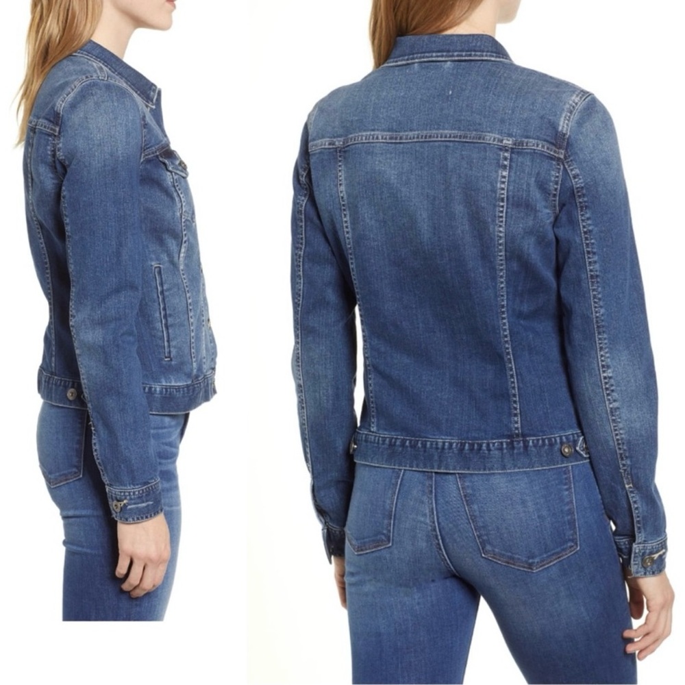 #6 - VINCE CAMUTO Women Jean JACKET Blue, Size - XS - Picture 8 of 8